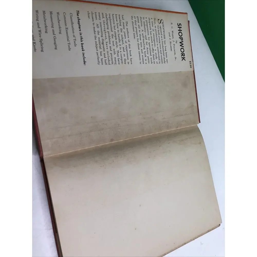 1943 Shopwork Training for Victory Book HC by Wicks Poliacik Ellberg American Co